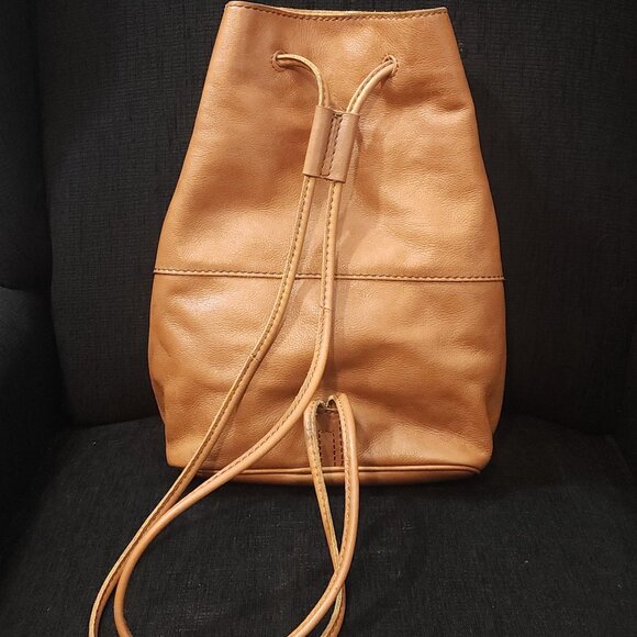 Fossil Tan Leather Slingback Backpack main image 4